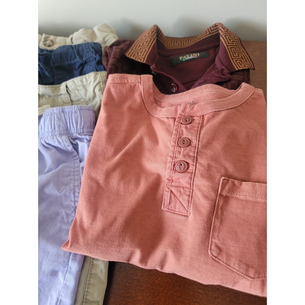 Boys Clothing Lot Tops Shorts Size 6-7 Gymboree Old Navy Gap Pavini Crewcuts GUC